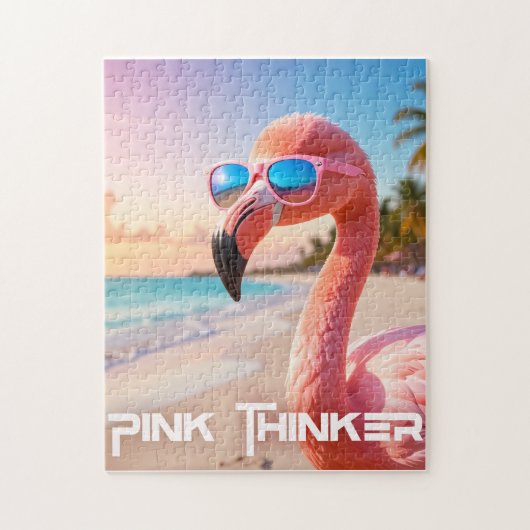 PINK THINKER Flamingo Pink ジグソーパズル (縦)