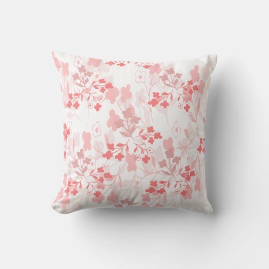 Pink Throw Pillow クッション (正面)