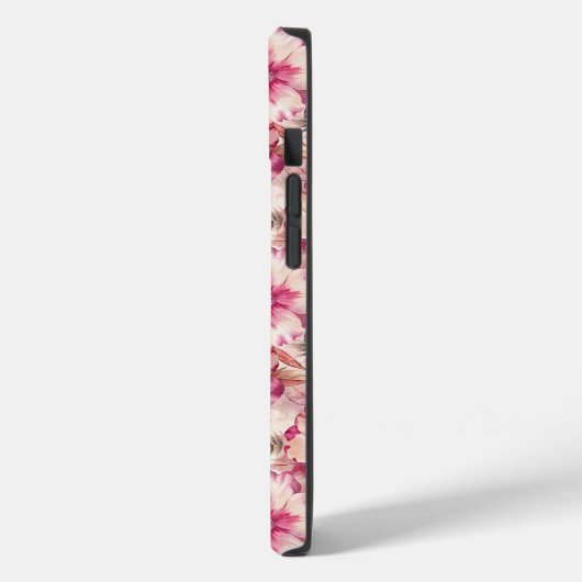 Pink Tie Dye Floral Case-Mate iPhoneケース (裏面 / 左)