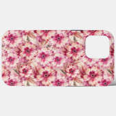 Pink Tie Dye Floral Case-Mate iPhoneケース (裏面 (横))