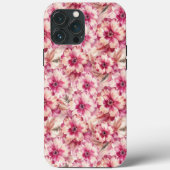 Pink Tie Dye Floral Case-Mate iPhoneケース (裏面)