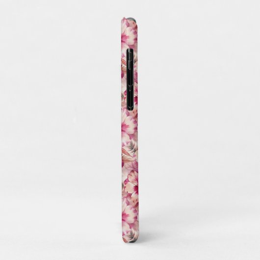 Pink Tie Dye Floral Case-Mate iPhoneケース (裏面/左)