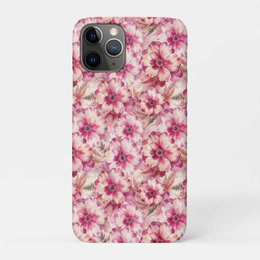 Pink Tie Dye Floral Case-Mate iPhoneケース (裏)