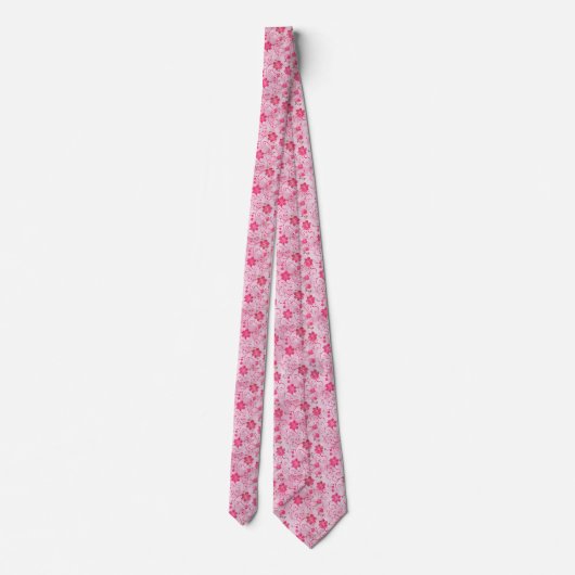 Pink Tie for Soft and Subtle Outfits ネクタイ (裏面)