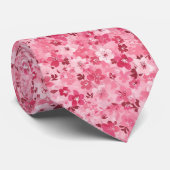 Pink Tie for Tropical Weddings ネクタイ (ロール)