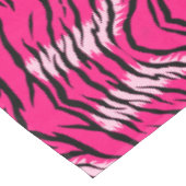 Pink Tiger Animal Skin Pattern Design  テーブルクロス (アングル)