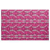 Pink Tiger Animal Skin Pattern Design  ファブリック (ファットクウォーター)