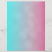Pink to Aqua 8 グラデーション 1/2" x 11インチリサイクル紙 (裏面)