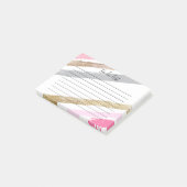 Pink & To Doリストの投稿金ゴールド ポストイット (アングル)