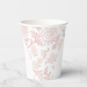 Pink Toile Easter Some Bunny Birthday 紙コップ (右)