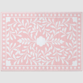 Pink Traditional Bone Inlay Decoupage Paper 薄葉紙