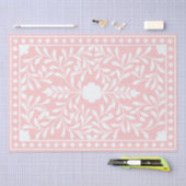 Pink Traditional Bone Inlay Decoupage Paper 薄葉紙 (クラフト)