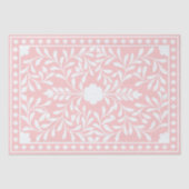 Pink Traditional Bone Inlay Decoupage Paper 薄葉紙 (正面)