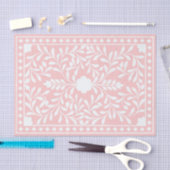 Pink Traditional Bone Inlay Decoupage Paper 薄葉紙 (クラフト)