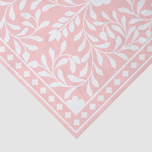 Pink Traditional Bone Inlay Decoupage Paper 薄葉紙 (詳細)