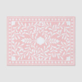 Pink Traditional Bone Inlay Decoupage Paper 薄葉紙 (正面)