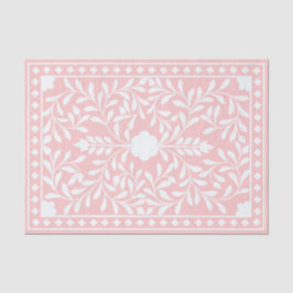 Pink Traditional Bone Inlay Decoupage Paper 薄葉紙