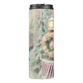 Pink Train Floral Winter Wonderland タンブラー (裏面)