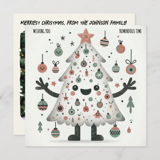 Pink Tree-mendous Time シーズンカード (正面/裏面)