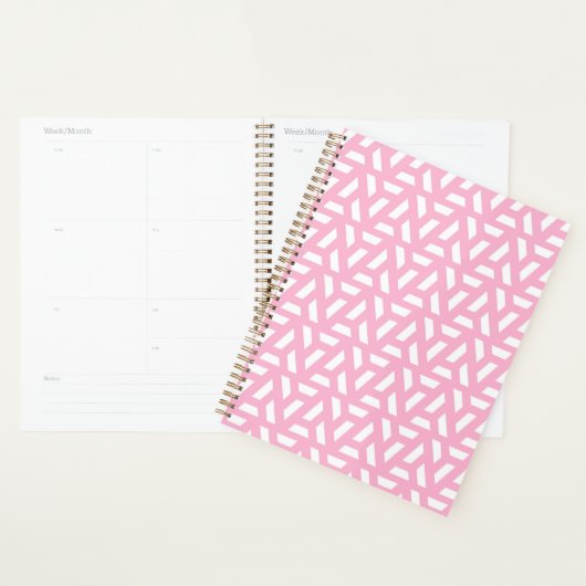 Pink Triangle Pattern Planner プランナー手帳 (ディスプレー)