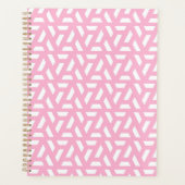 Pink Triangle Pattern Planner プランナー手帳 (正面)