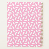 Pink Triangle Pattern Planner プランナー手帳 (裏面)