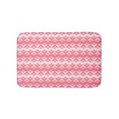 Pink Triangles Pattern Bath Mat バスマット (正面)