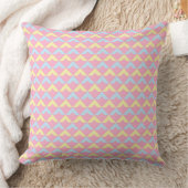 Pink Triangles Pillow クッション (ブランケット)