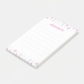 Pink Triangles Post it Notes ポストイット (アングル)