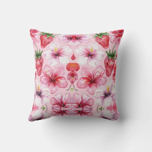 Pink Tropical クッション (裏面)