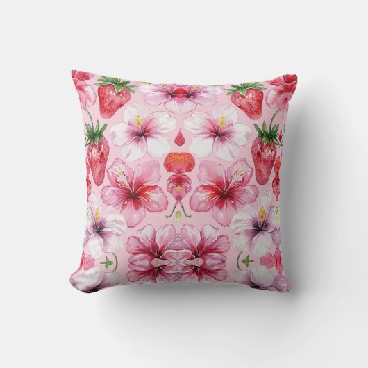 Pink Tropical クッション (正面)