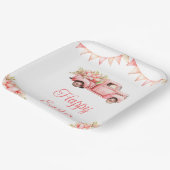 Pink Truck Easter Egg Hunt ペーパープレート (傾斜あり)