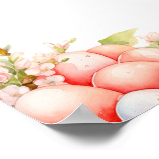 Pink Truck Easter Egg Hunt ポスター (角)