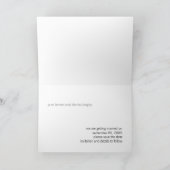 Pink Tulip ・日付カードの保存 案内状 (内部)