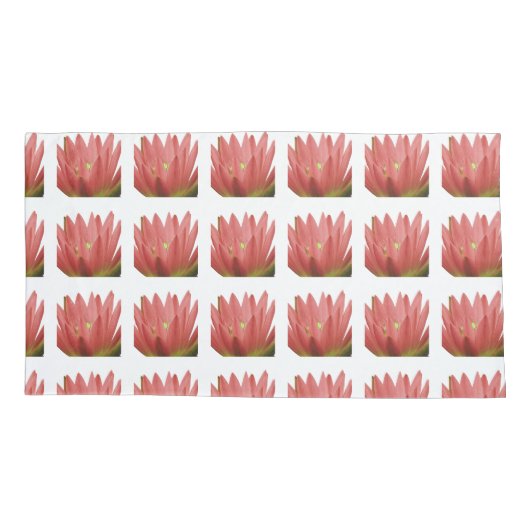 Pink Tulip 枕カバー (裏面-左)