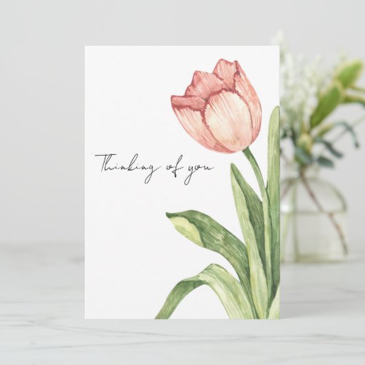 Pink Tulip Alone 招待状 (スタンド正面)