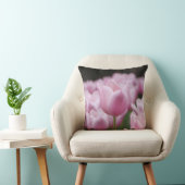 Pink tulip cushion pillow クッション (椅子)