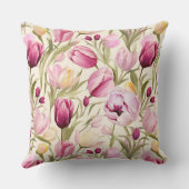 Pink Tulips クッション (裏面)