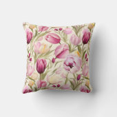 Pink Tulips クッション (裏面)