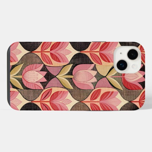 Pink Tulips iPhoneケース (裏面横)