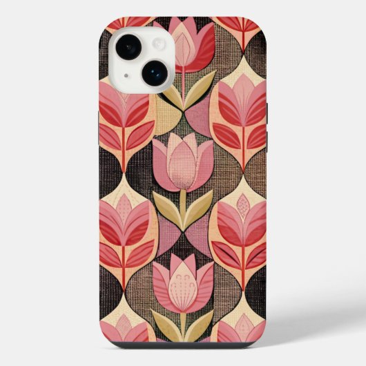 Pink Tulips iPhoneケース (裏面)