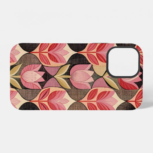 Pink Tulips iPhoneケース (裏面横)