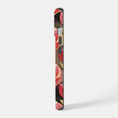 Pink Tulips iPhone 15ケース (左側面)