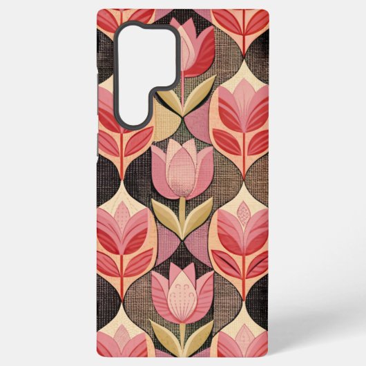 Pink Tulips Samsung Galaxyケース (裏面)
