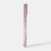 Pink Tulle and Lace Floral Design Phone Case iPhone 15ケース (右側面)