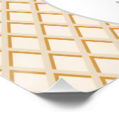 Pink Turquoise Baseball Drip Birthday Welcome Sign ポスター (コーナー)