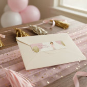 Pink Tutu Ballerina Ballet Dancer Girl Birthday ラベル