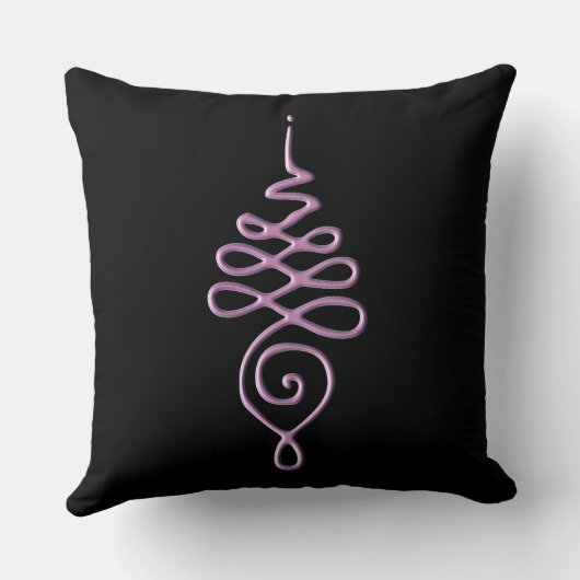 Pink Unalome クッション (裏面)