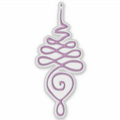 Pink Unalome  シール (正面)