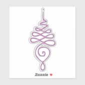 Pink Unalome  シール (シート)